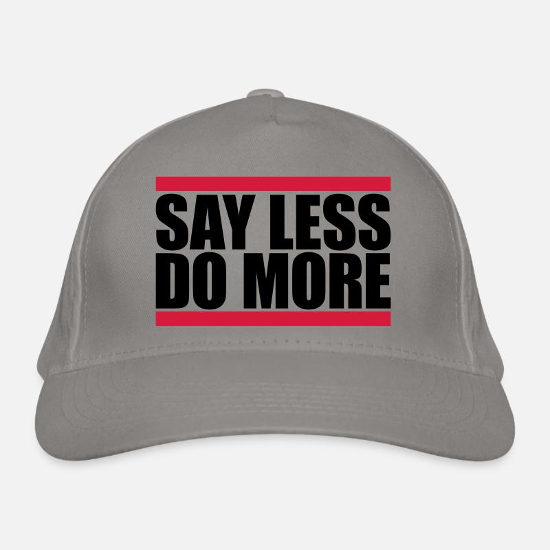 Dire moins faire plus Casquette classique bio