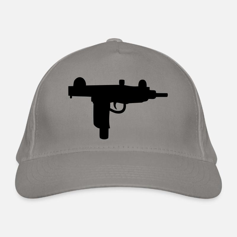 Waffe - Uzi Bio-Baseballkappe