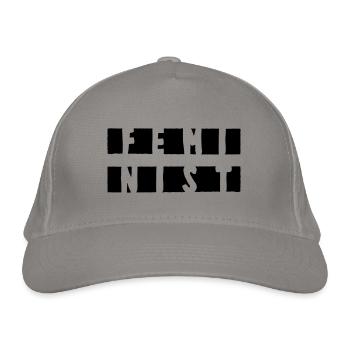 Féminisme Égalité égalité - Casquette classique bio - gris clair - Devant