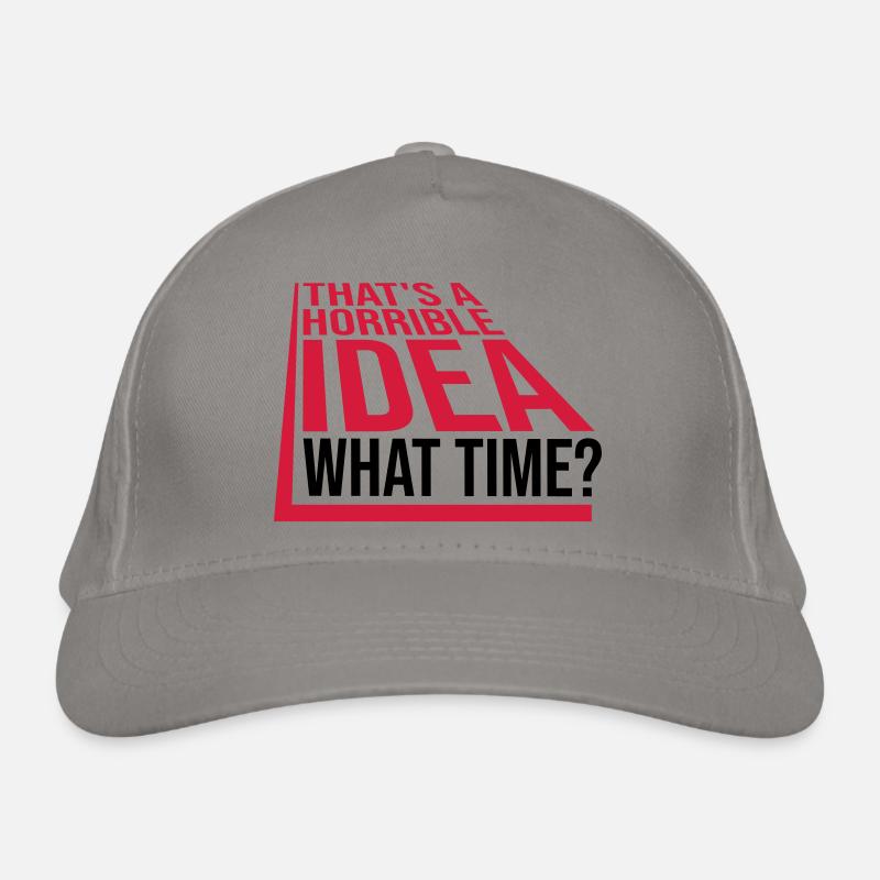 C’est une idée horrible Casquette classique bio