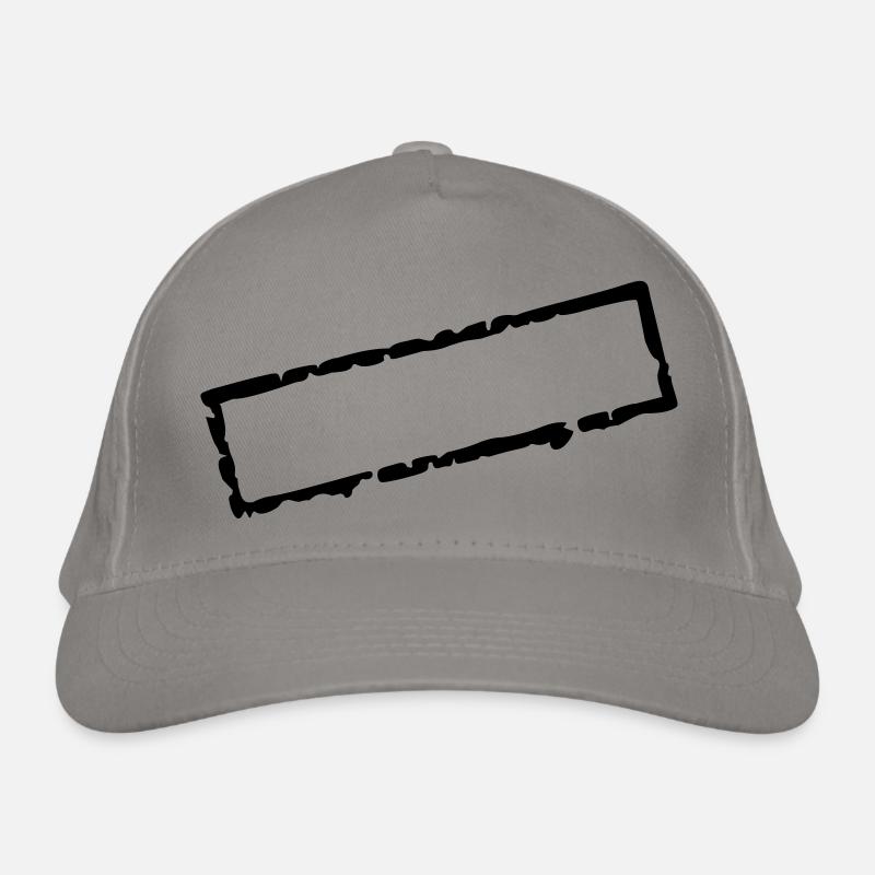 stamp_I_vec_1 en Organic Baseball Cap