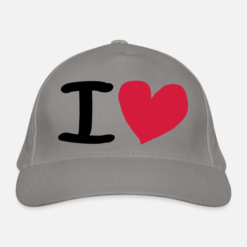 I Love Bio-Baseballkappe