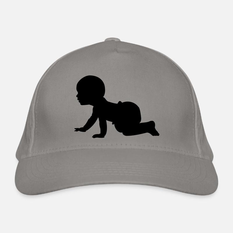 Baby Schatten A - 1 Farb Vektor Bio-Baseballkappe