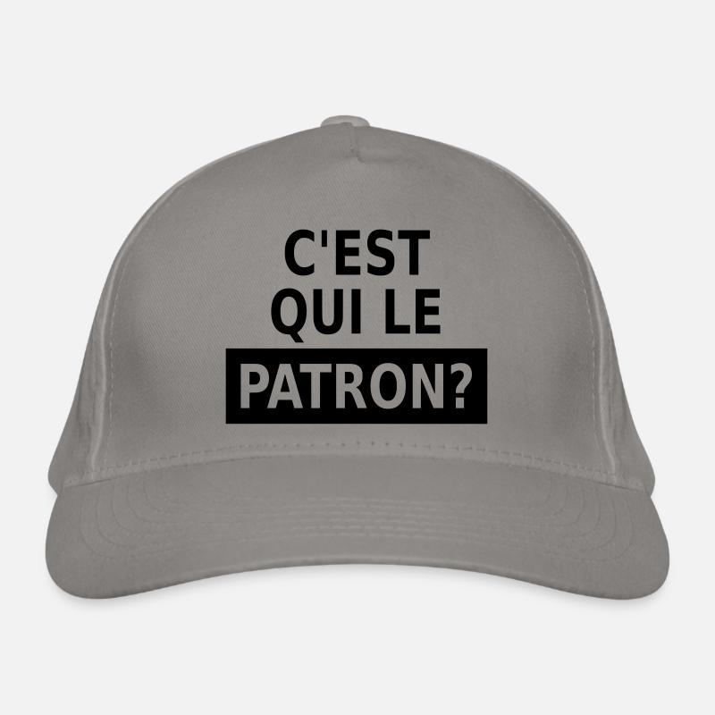 c'est qui le patron? Bio-Baseballkappe