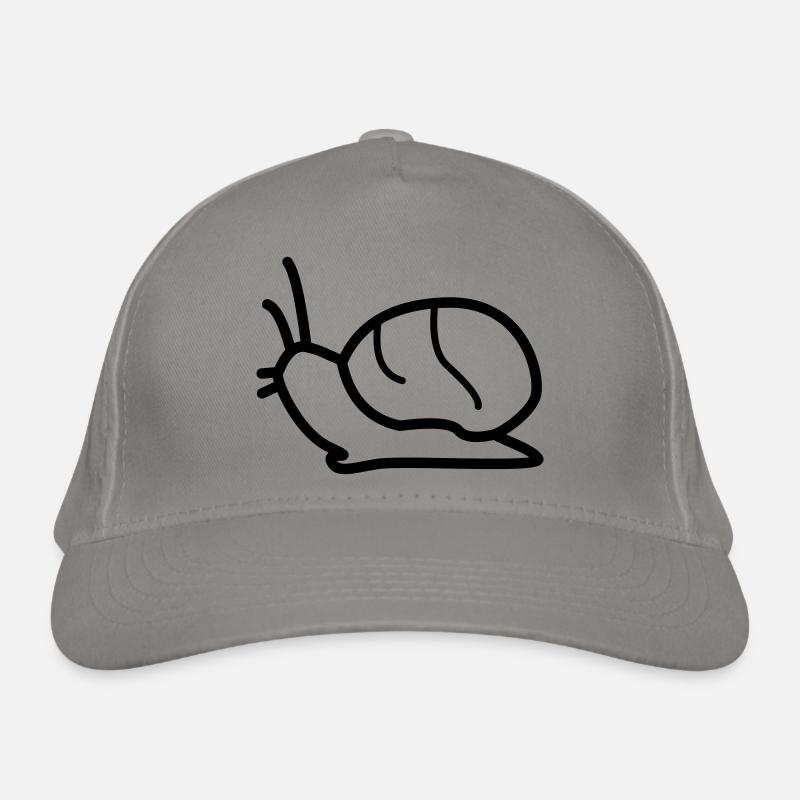 Snail Organic Baseball Cap