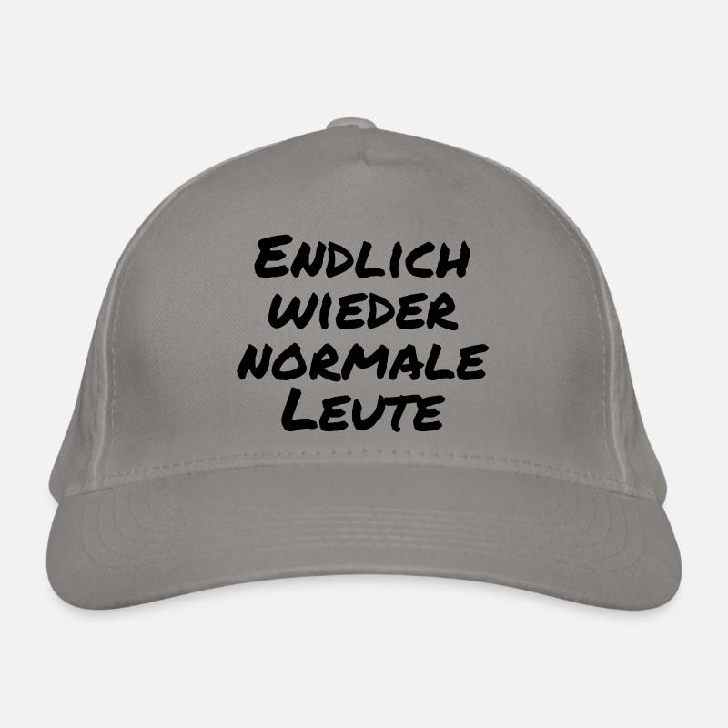 Endlich wieder normale Leute Bio-Baseballkappe