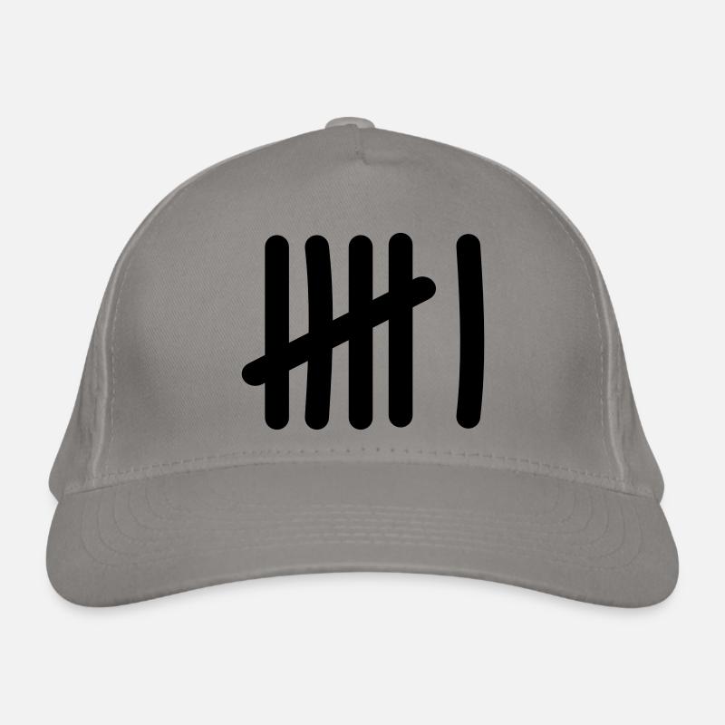 Symbole de liste de pointage - 6 tirets Casquette classique bio