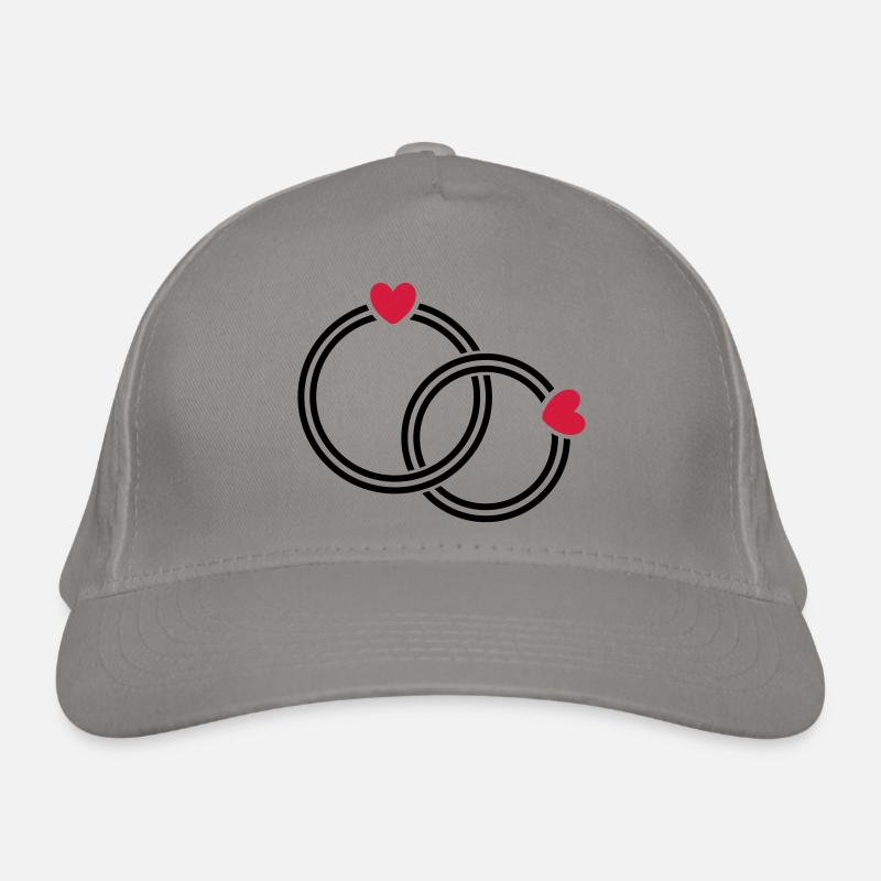 Eheringe Bio-Baseballkappe