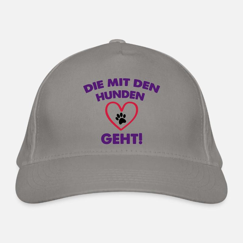 Qui se promène avec les chiens Casquette classique bio