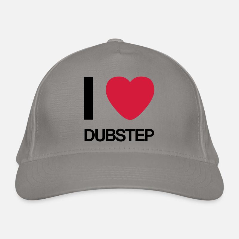 I LOVE DUBSTEP- Geschenk Idee Bio-Baseballkappe
