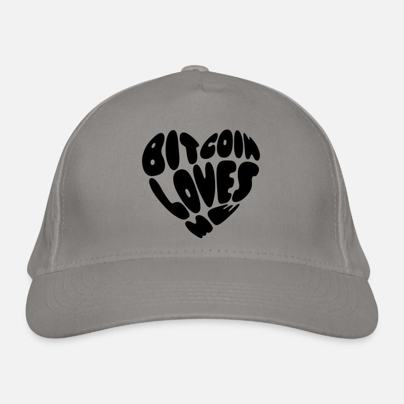 Bitcoin Loves Me Organic Baseball Cap