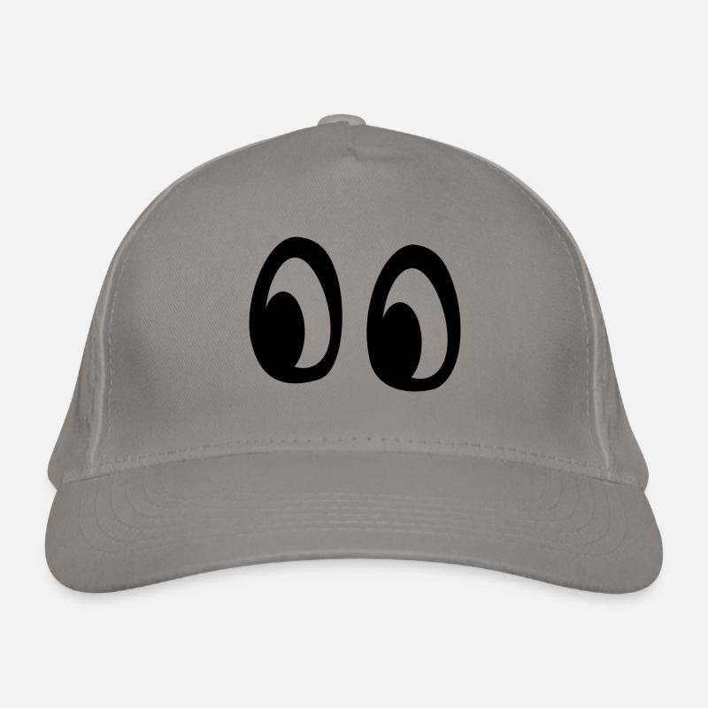Große Augen Bio-Baseballkappe