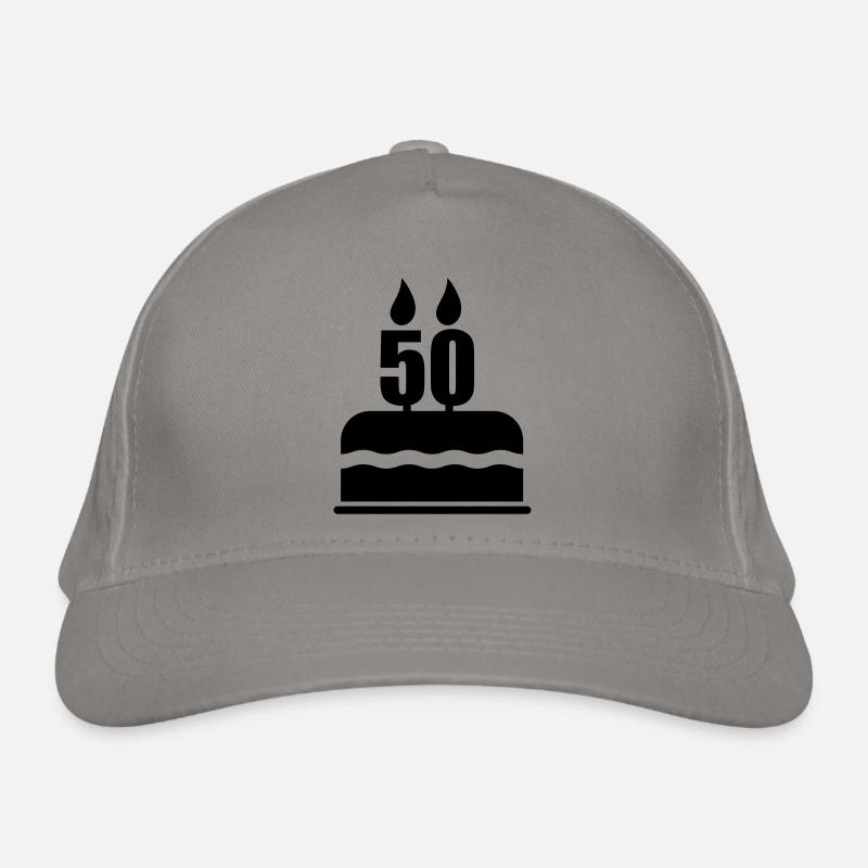 50 Geburtstag Bio-Baseballkappe