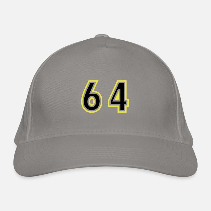 64 Zahl College Bio-Baseballkappe