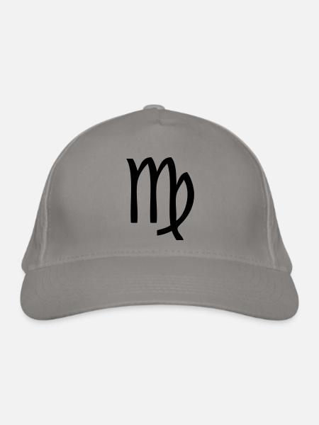 vierge - Casquette classique bio - gris clair - Devant
