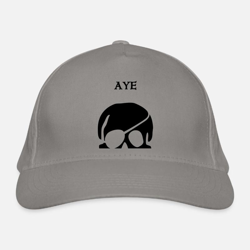 ~ Aye ~ - Bio-Baseballkappe - Hellgrau