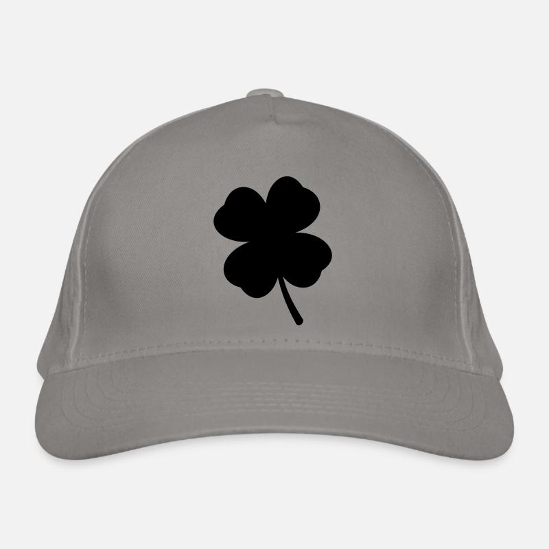 Cloverleaf Symbol Organic Baseball Cap