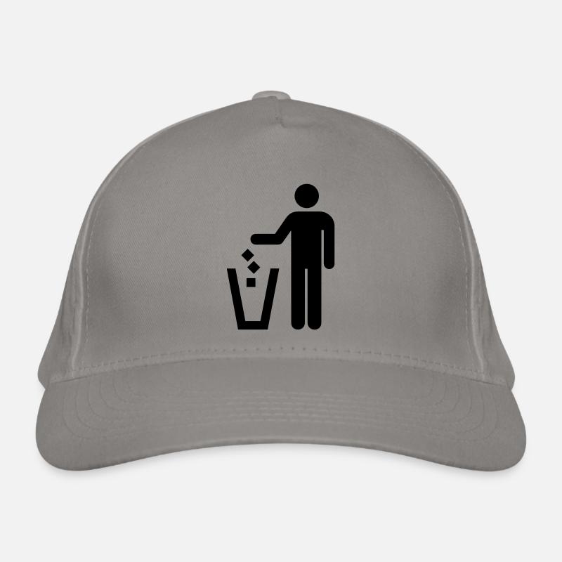 waste,waste container Organic Baseball Cap