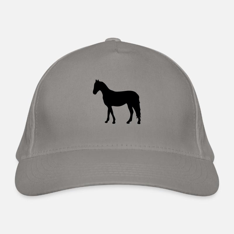 Cheval debout Casquette classique bio