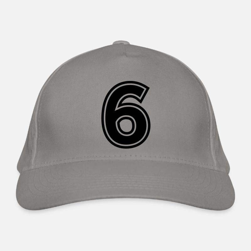 number_six Organic Baseball Cap