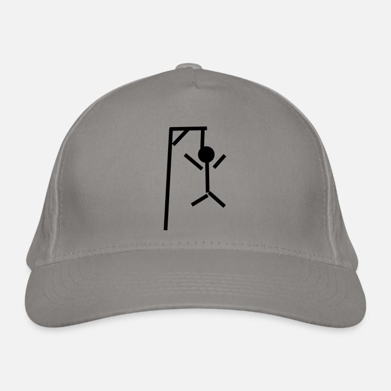 Galgenmännchen Bio-Baseballkappe