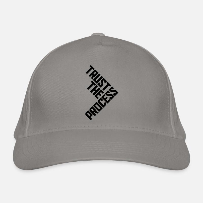 trust the process Zitat Bio-Baseballkappe