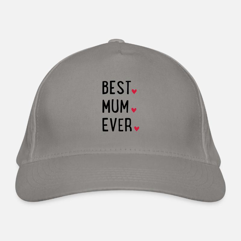 Best Mom Organic Baseball Cap