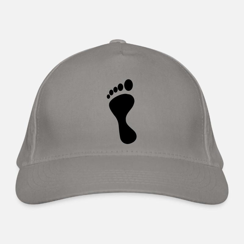 linker fuß Bio-Baseballkappe