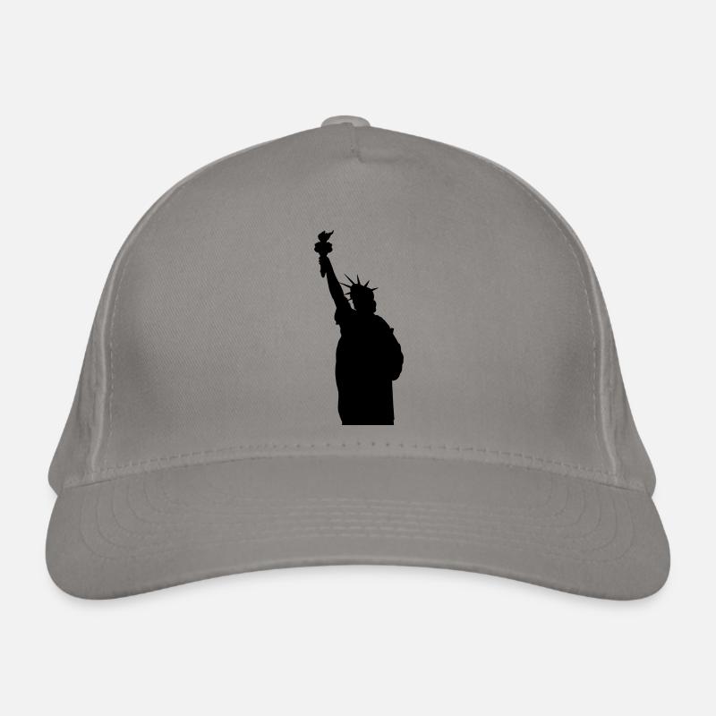 Statue de la Liberté Silhouette Casquette classique bio
