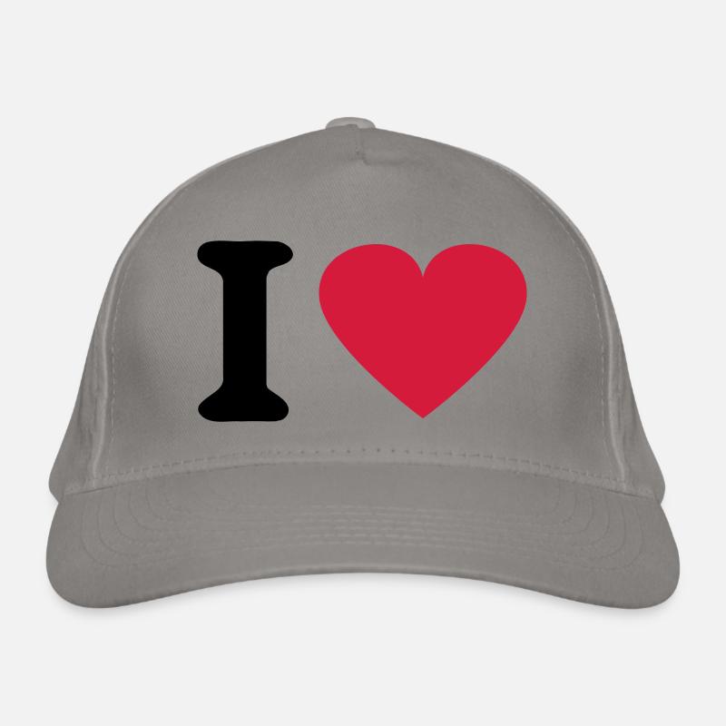 I Heart Organic Baseball Cap
