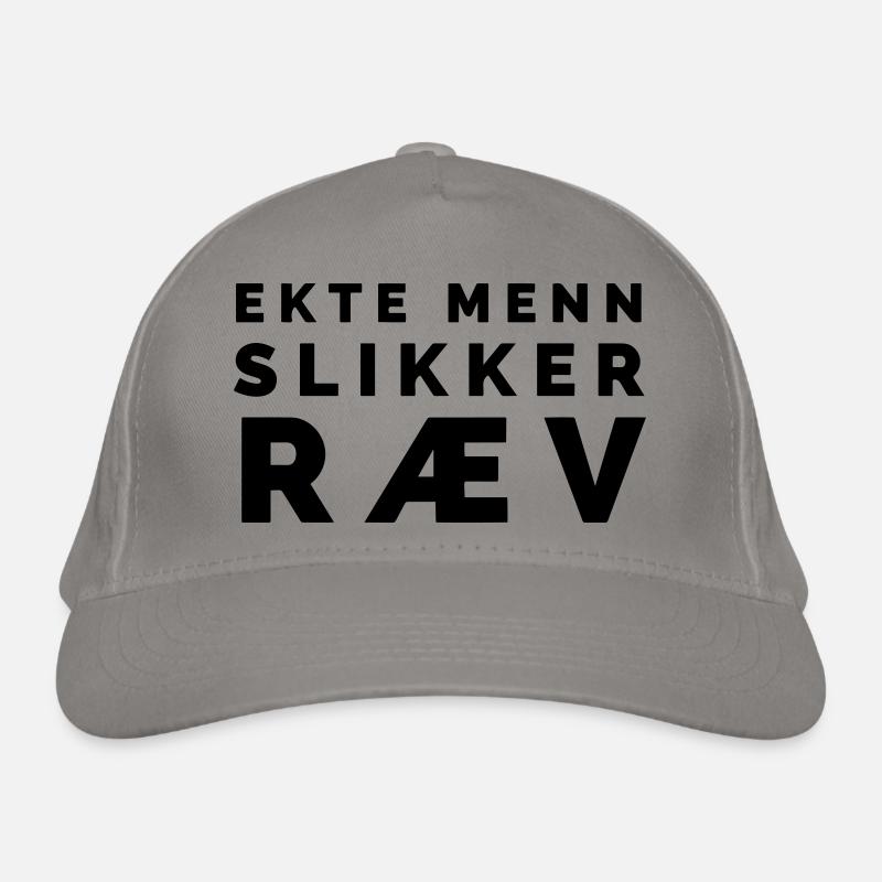 Echte Männer lecken den Arsch Bio-Baseballkappe