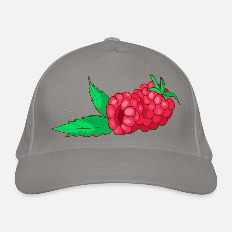 Himbeeren Bio-Baseballkappe