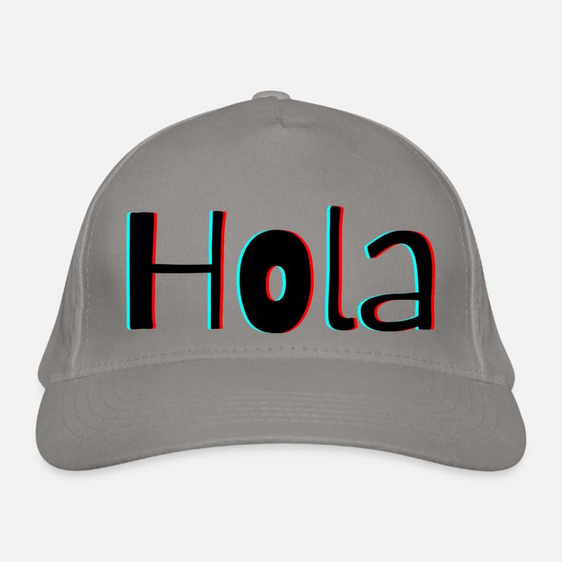 Hola – Friendly Spanish Greeting with Warmth Organic Baseball Cap
