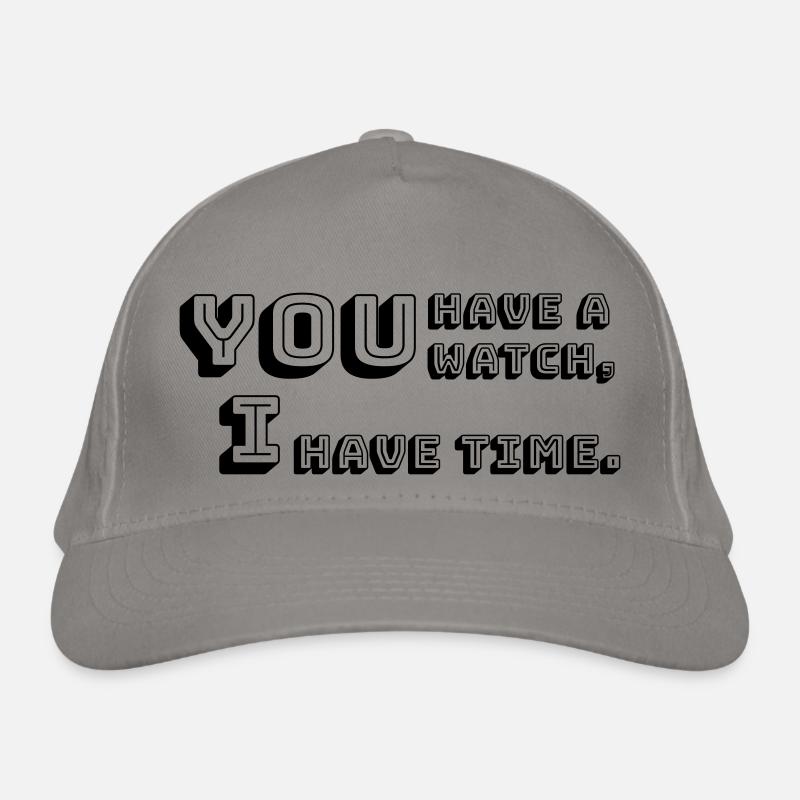 Le temps ou l’argent, qu’est-ce qui est le mieux ? Casquette classique bio