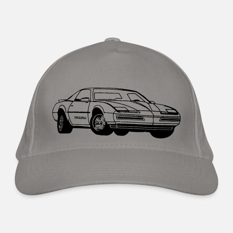 pontiac_firebird_formula_1987 - Bio-Baseballkappe - Hellgrau
