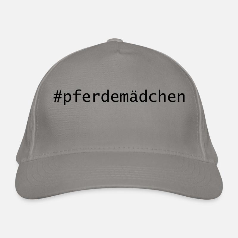 hashtag_pferdemaedchen Bio-Baseballkappe