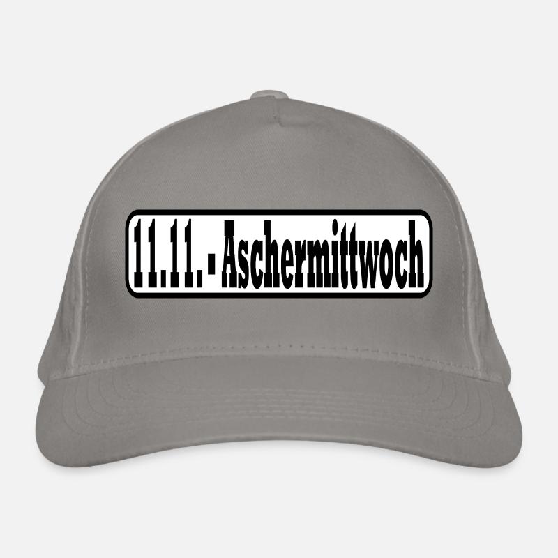 11.11. Mercredi des Cendres Casquette classique bio