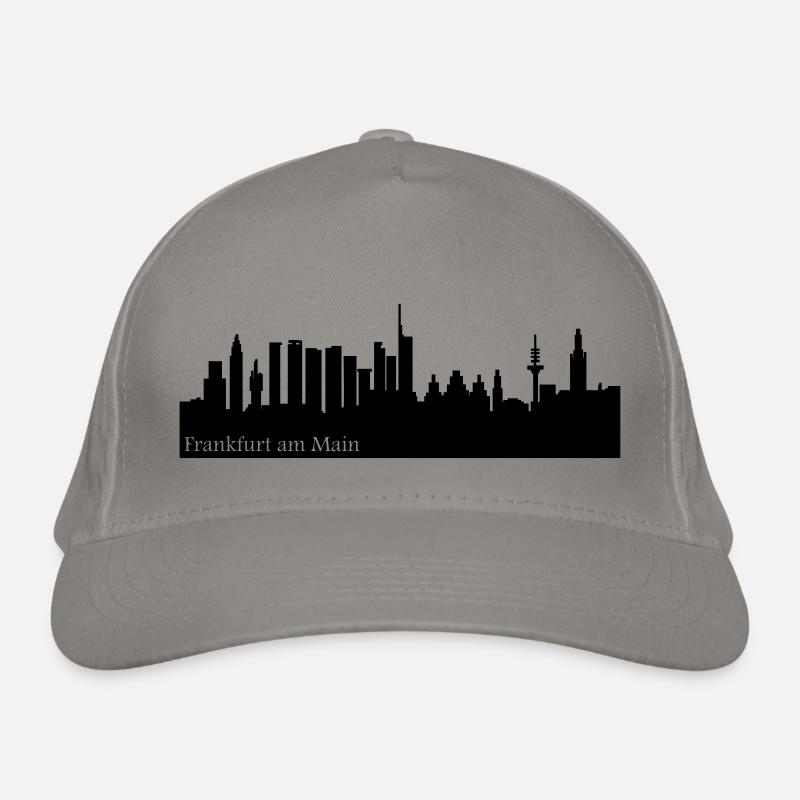 Frankfurt Skyline Bio-Baseballkappe