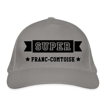 Franche-comté / Franc-Comtois / Franc-Comtoise - Casquette classique bio - gris clair - Devant