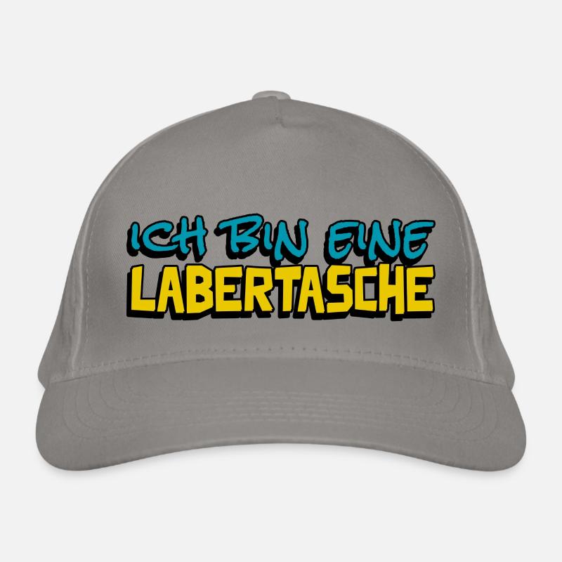 lustige Aussage ich bin eine Labertasche Bio-Baseballkappe