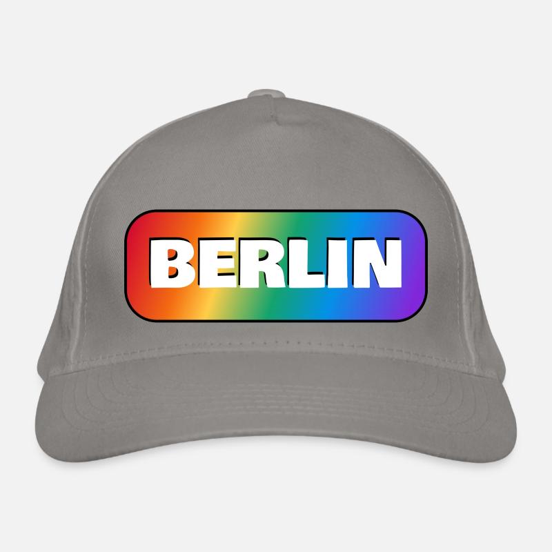 BERLIN RAINBOW HAPPY PRIDE Casquette classique bio