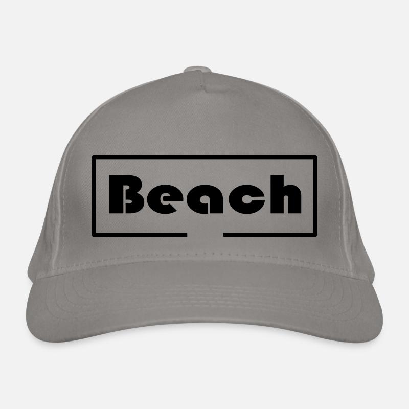 Beach mit Rahmen Bio-Baseballkappe