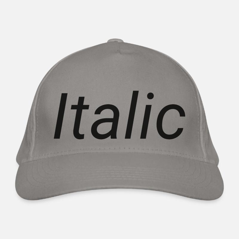 Italic Organic Baseball Cap