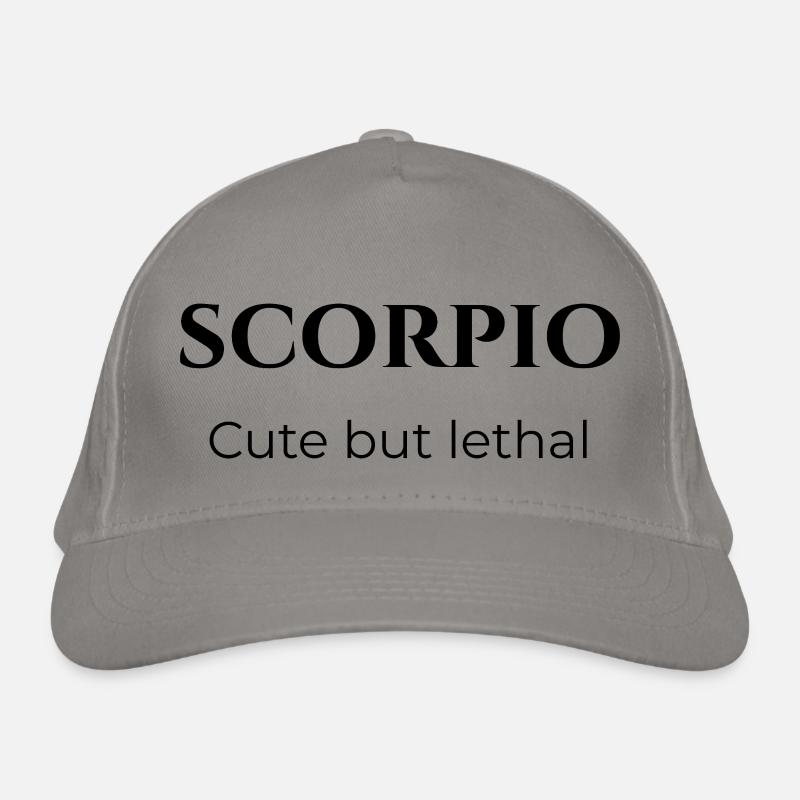 Citation ironique du Scorpion Casquette classique bio