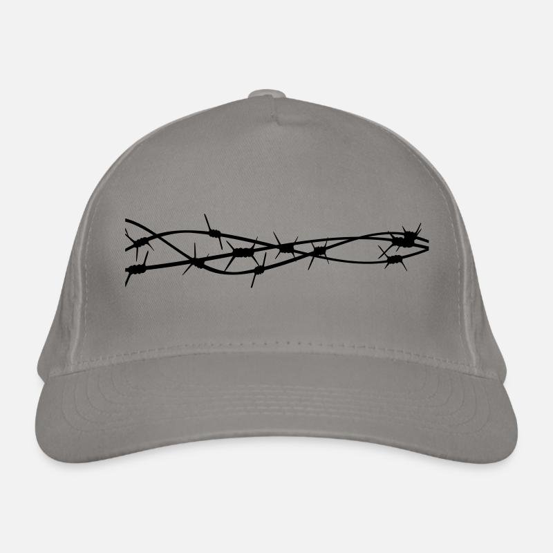 Barbed wire Organic Baseball Cap