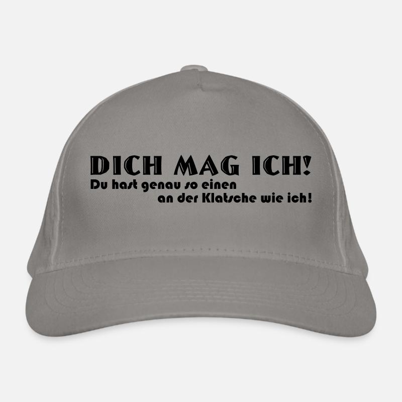 Dich mag ich Bio-Baseballkappe