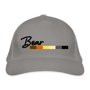 Bear Bärenflagge - Bio-Baseballkappe - Hellgrau - Vorne