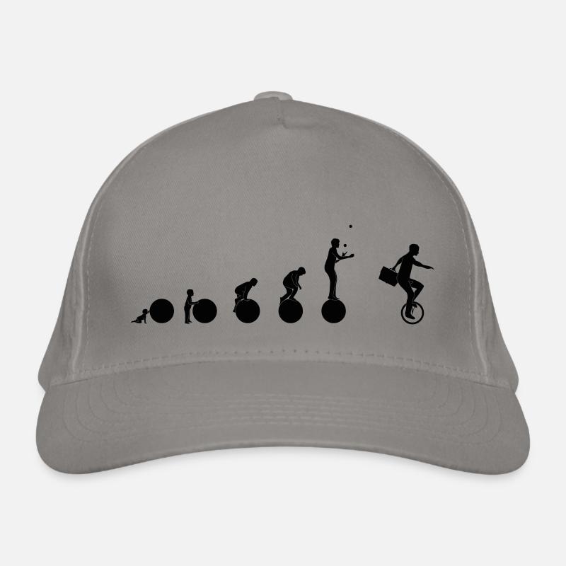 Zirkus evolution Man Bio-Baseballkappe