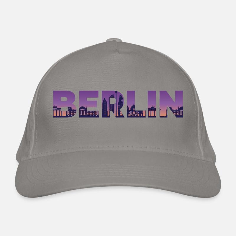 Berlin Stadtshirt Bio-Baseballkappe