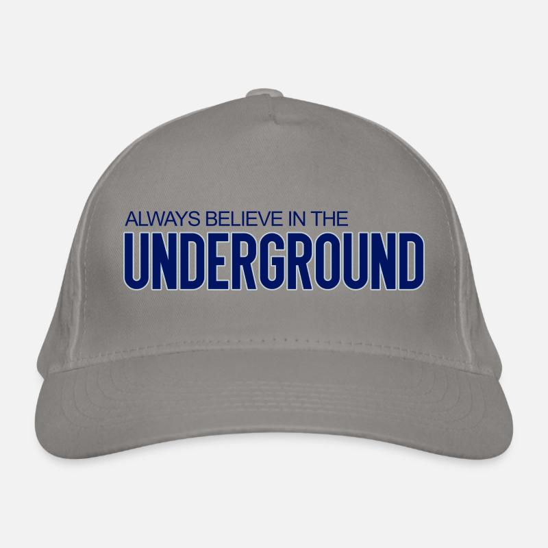 Techno glaubt immer an das Underground-Geschenk Bio-Baseballkappe